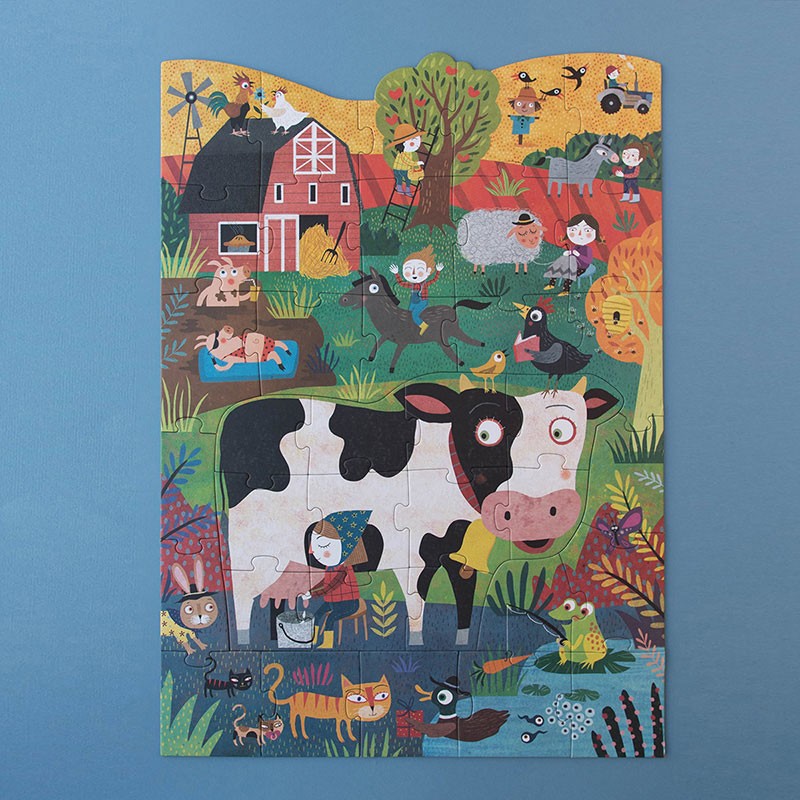 discover the farm animals puzzle